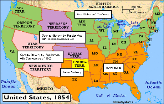 Kansas nebraska act 1854 lesson plans  worksheets
